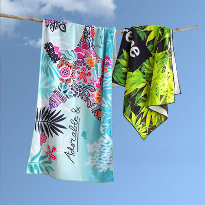 comprar 70x140cm Microfibra Toalhas promocionais personalizadas Toalhas de praia promocionais leves Fabricação em linha