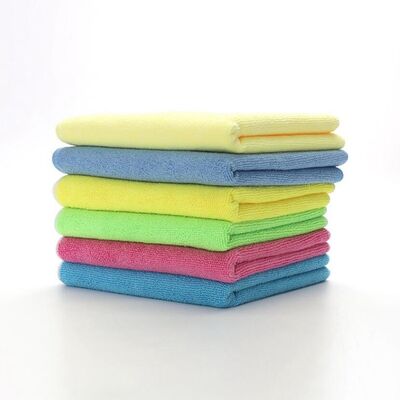 Beli Bebas Lint Dan Garis Bebas Dapur Bersih Handuk Serbaguna Microfiber Piring Lapis pembuatan online