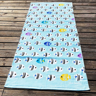 comprar Tamaño y peso personalizados Toallas de playa de algodón 100% Fabricación en línea