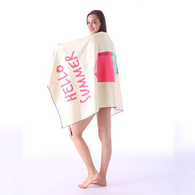 Beli Mudah dibersihkan Microfiber Suede Pantai Handuk cepat kering Khusus Kelembaban Proof pembuatan online