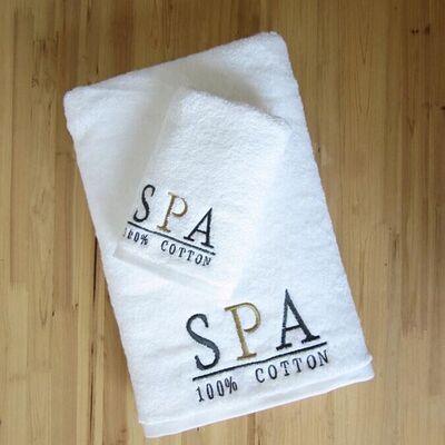 Купить 100% хлопка Luxury Spa Towels Моемое отверстиепрочное долговечное легкое уборка Производство в сети