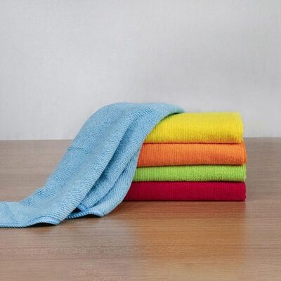 kupować Niestrzępiąca ściereczka z mikrofibry do czyszczenia 12x12 cali 143-383gsm produkcja online