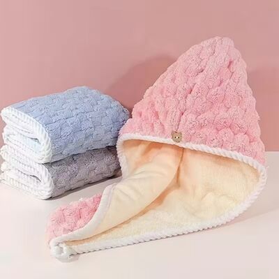 ซื้อ ผ้าโพกศีรษะไมโครไฟเบอร์หนา 2 ชั้น - แห้งเร็ว ไม่ชี้ฟู และนุ่มสบาย การผลิตออนไลน์