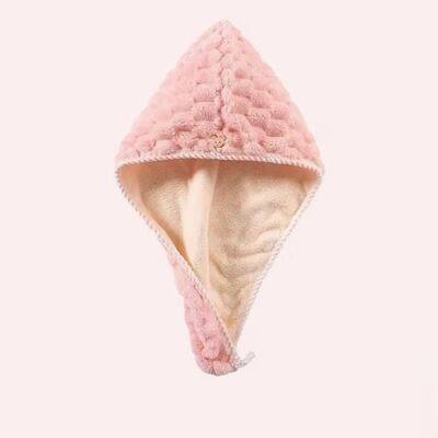 satın al Çabuk Kuruyan Çift Katmanlı Saç Kurutma Kapakları Saç Bakımını Kolaylaştırmak için Ekstra Absorbent Mikrofiber Havlu Çevrimiçi üretim