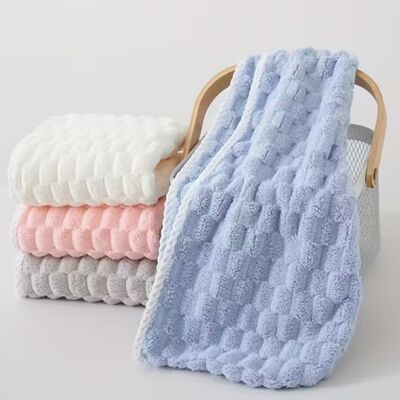 comprare Wrap per capelli in microfibra con motivo floreale in rilievo – Leggero, ad asciugatura rapida e di lunga durata fabbricazione online