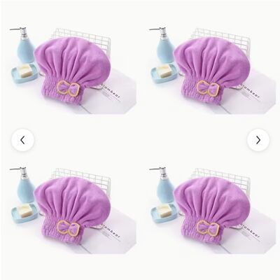 kaufen Elegant Bowknot Style Schnelltrocknen Leichtgewicht Mikrofiber Haarkappe und Haartrocknungshandtuch Online-Herstellung