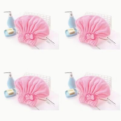 ซื้อ Ultra Soft Absorbent Bow Hair Towel with Chic Bow Detail สําหรับการแห้งผมอย่างอ่อนโยน การผลิตออนไลน์