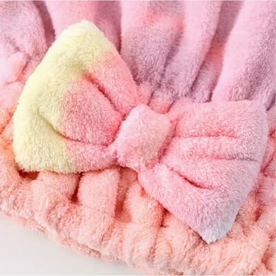 comprar Toalla para el cabello súper absorbente y rápida con tamaño personalizable y material de lana de coral Fabricación en línea