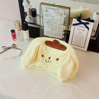 comprar Capuz de secagem de cabelo de desenhos animados da Sanrio Soft, Quick-Dry & Super Absorbent Microfiber Fabricação em linha