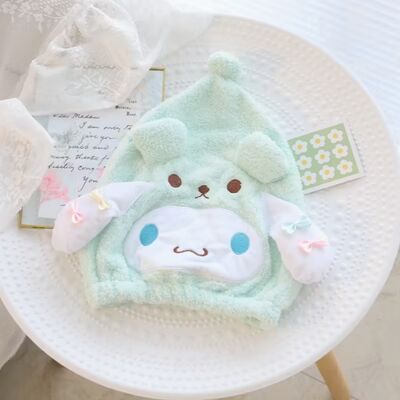 Mua Khăn quấn tóc microfiber hình nhân vật Sanrio với tai 3D và thêu, đáng yêu và đạt chứng nhận SEDEX 4P sản xuất trực tuyến