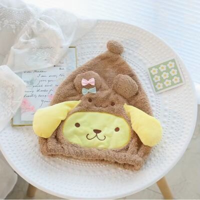 خرید کلاه خشک کن موی میکروفایبر Sanrio – بامزه، دنج و فوق العاده جاذب تولید آنلاین