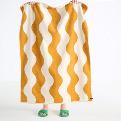 Beli GOTS-Certified Organic Cotton Beach Towel – Yarn-Dyed and Biodegradable for Eco-Friendly Travel and Pool Use pembuatan online