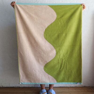 خرید GOTS Certified Organic Cotton Beach Towel - Chemical-Free 600 GSM Premium Towel for Sensitive Skin تولید آنلاین