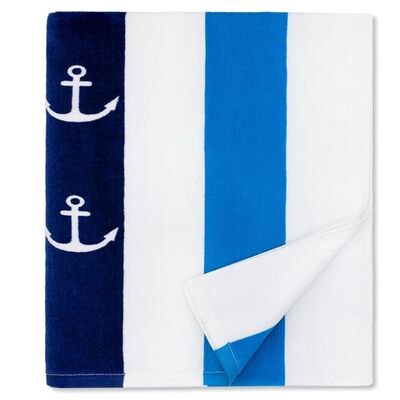 Buy Luxurious 600gsm 100% Cotton Velour Beach Towel with Soft Velour Surface for Ultimate Comfort online manufacture