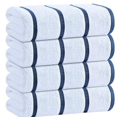 comprar Toalha de Praia Premium Luxo com Técnica de Tingimento em Fio e 300gsm - 540gsm para Relaxamento à Beira-Mar Fabricação em linha