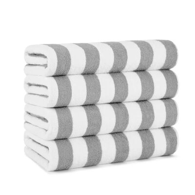 Buy Jet-Set Stripe Towel: Ultra Compact, Quick-Drying & Absorbent Large Beach Towel with Yarn-Dyed Stripes for Smart Travel online manufacture
