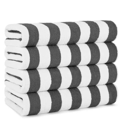 Buy Quick-Dry Beach Towel with High-Visibility Yarn-Dyed Stripes and Chlorine-Resistant Yarn-Dyed Technic online manufacture