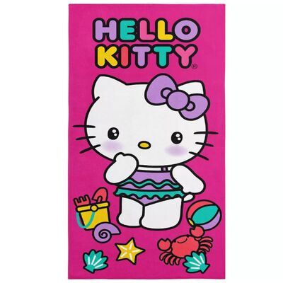 kopen Aangename Hello Kitty strandhanddoek ️ Zachte, lichte, snel droge polyesterhanddoek ontworpen voor kinderen, reizen, zwembaddagen en zomerplezier online vervaardiging