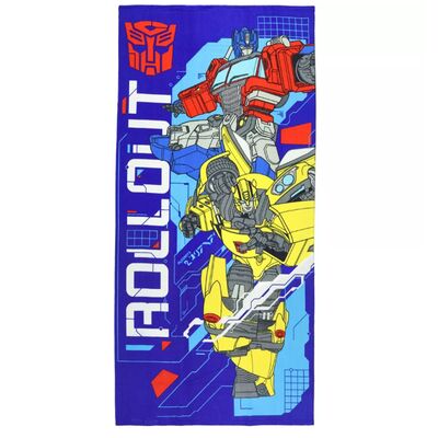 Buy Transformers Beach Towel with Optimus Prime and Bumblebee Design - Premium Velour 30x60 Inches Officially Licensed online manufacture