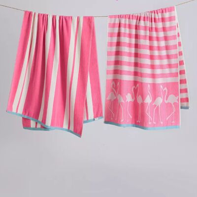 kupować Ultra-Plush Cotton Velour Romantyczny ręcznik plażowy dla par z technologią szybkiego suszenia i rozmiarem 30x60 cali produkcja online