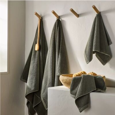 comprar Toallita de baño de algodón orgánico de 800 GSM con textura de peluche y absorción superior Fabricación en línea