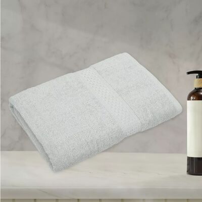 acheter Serviette de bain en coton éponge gris clair 100% conçue pour une utilisation quotidienne intensive, une absorption supérieure, un entretien facile et une performance durable dans les maisons, les hôtels, les locations Airbnb et les salles de bain familiales fabrication en ligne