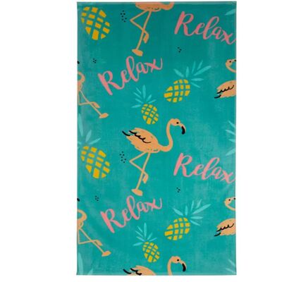 comprar Toalha de Praia Veludo de Secagem Rápida Ultraleve com Estampas Tropicais Divertidas Fabricação em linha