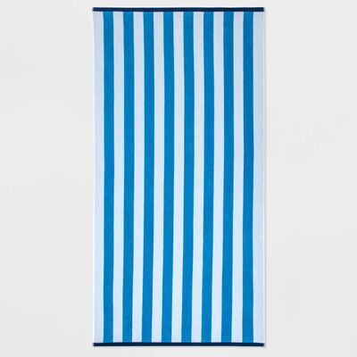 ซื้อ ผ้าขนหนาชายหาดลายทางขนาดใหญ่พิเศษ 70x140 ซม. - แห้งเร็ว ทนทราย ผ้าเช็ดตัวขนาดใหญ่พิเศษสำหรับชายหาดและสระว่ายน้ำ การผลิตออนไลน์