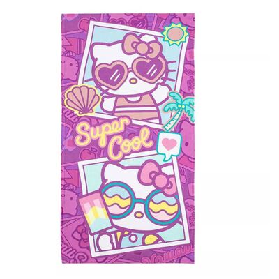 comprare Sanrio Hello Kitty & Friends Servizio da spiaggia in microfibra premium con dimensioni extra fabbricazione online