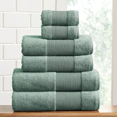 Mua Bộ khăn tắm cotton 6 món khô nhanh với công nghệ thông khí cho phòng tắm hiện đại sản xuất trực tuyến