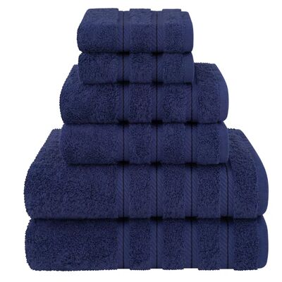 Beli Set dari 6 handuk katun mewah cepat kering - handuk mandi penyerap lembut untuk spa dan kenyamanan rumah pembuatan online