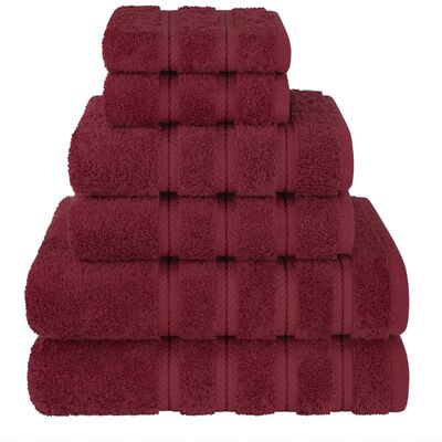 Beli Soft Touch Set dari 6 handuk mandi yang terbuat dari 100% kapas untuk kenyamanan sehari-hari yang lembut pembuatan online