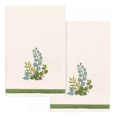 kopen Turkse katoenen handdoek met olijftakjes in 100% hoogwaardig Turkse katoen en symbolisch mediterraan ontwerp online vervaardiging