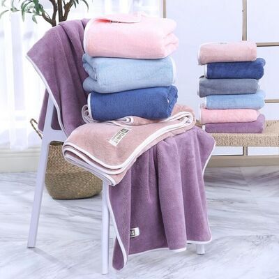 Thickened Microfiber Hair Towel Lightweight Coral Fleece Drying Towel