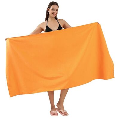 Soft Touch Antibacterial Fast Drying Bath Towels Microfiber Suede Fabric 160x80cm