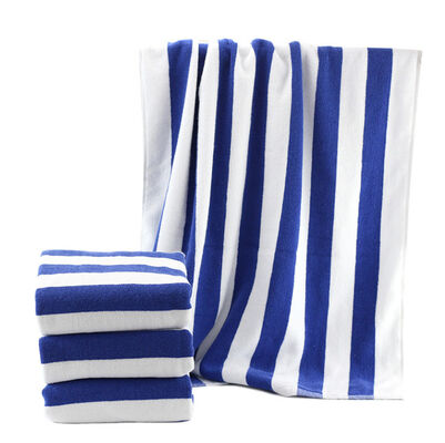 Holeproof 100 Cotton Towel Odor Resistant Cotton Striped Bath Towels Washable