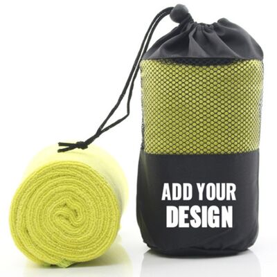 300gsm Super Absorbent Quick Dry Microfiber Sport Towel with Breathable Mesh Case for Gym and Workout