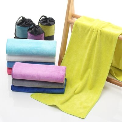 290gsm Super Absorbent Odor Control Microfiber Workout Towel with Mesh Bag for Gym and Sports