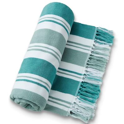 Extra Large 90x180cm Premium Weave Beach Towel for Ultimate Comfort and Luxury Resort Style